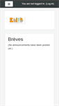 Mobile Screenshot of moodle.enib.fr